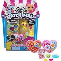 Hatchimals CollEGGtibles- Pet Obsesessed Pet Shop Multi-Pack con 3 CollEGGtibles- 3 Mascotas y Accesorios (los Estilos…